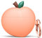 elago Peach Hülle Kompatibel mit AirPods 3 Case - Niedliches 3D Pfirsich Design Case mit Schlüsselanhänger, unterstützt drahtloses Laden, voller Schutz, Robustes Silikon, großer Fallschutz (Pfirsich)