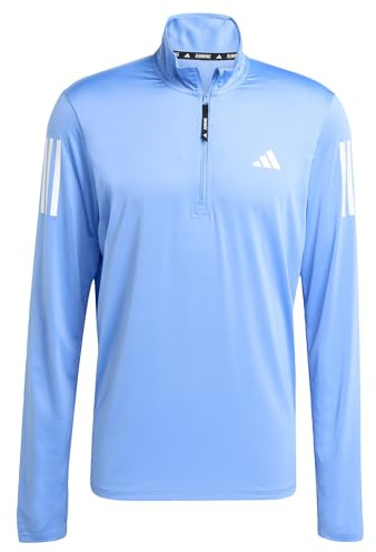 adidas Men's Own the Run Half-Zip Jacket, Blue Fusion, XXL