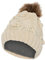 LEGO Wear Mädchen Wear Mädchen Wintermütze Strickmütze mit Fake Fell Bommel Lwalaya 700 Beanie M TZE, 136, 48 EU