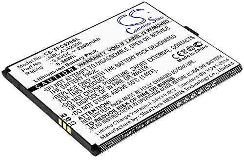 TCTK Akku 2200mAh Kompatibel mit [Neffos] C5A, C5A Dual SIM, TP703A, für [TP-Link] Neffos Neffos Dual SIM, TP703A Ersetzt NBL-43A2300 FBA