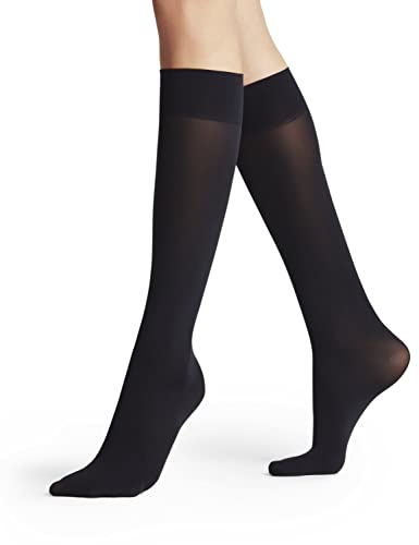 FALKE Damen Pure Matt 50 DEN Kniestrümpfe feines weiches nachhaltiges Material halb blickdicht matt reißfest druckfreier Komfortbund verstärkte Fußspitze und feine Naht 1 Paar