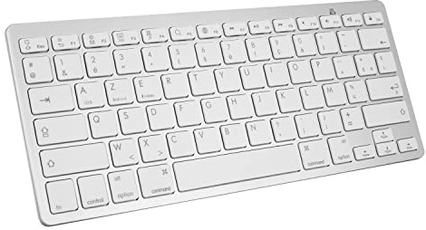 Bueuwe Bluetooth Keyboard for ipad Air 5/iPad Mini 6/iPad Pro 11/12.9, AZERTY French Keyboard for IOS, Android, Windows,French