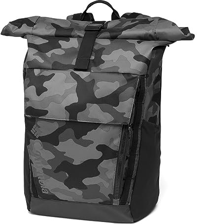 Columbia Unisex-Erwachsene Backpack Convey II 27L Rolltop Rucksack, Black Mod Camo, Einheitsgröße
