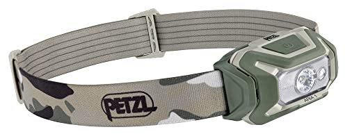 PETZL - Headlamp ARIA 1 RGB - Unisex, Camo, 350 lumens
