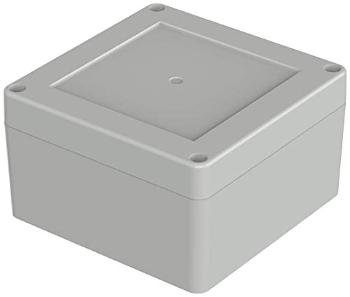BOPLA Euromas X, XT 111106 7035 07511116 Elektronikgehäuse 105 x 105 x 60.10 ABS Lichtgrau (RAL 7035) 1St.
