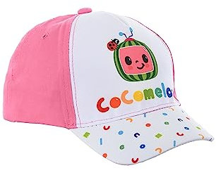 CoComelon Hut für Kinder, Verstellbare Hut im Klassischen Design, Sommermütze für Kinder, Geschenk für Kinder und Babys | Rosa