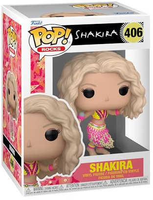 Funko Pop! Rocks: Shakira - Waka Waka - Vinyl-Sammelfigur - Geschenkidee - Offizielle Handelswaren - Spielzeug Für Kinder und Erwachsene - Music Fans - Modellfigur Für Sammler und Display