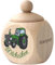 Geschenkissimo Milchzahndose Jungen Traktor aus Holz personalisierbar mit Gravur - Zahndose mit Namen, als Geschenk zum Geburtstag, zur Taufe… - individuelle Zahnbox für Milchzähne