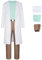 Foanja Rick Kostüm Herren Cosplay Rick and Morty Wissenschaftler Rick Sanchez Anzug Jacke und Top Hose Halloween Karneval Geburtstag Party Maskerade Verkleidung Costume