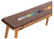 Stuhlkissen Mit Bändern, Sitzkissen Gartenstuhl Outdoor, Bankkissen, Gartenbank Kissen Bankauflage, Sitzauflage Bank Rutschfeste Sitzpolster Bank Für Indoor Fenster Terrasse e3(Coffee,70x40 cm 28x16 i