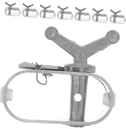 CIYODO 8stücke Drahtspanner Für Zaun Draht Kabel Seilspanner Heavy Duty Drahtseilspanner Für Maschendrahtzäune Hochleistungsspanner Drahtwerkzeug