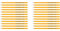 OFFICER PRODUCTS DONAU 7383001PL-99 Bleistift Holz/HB Bleistifte / 12 Stück / 24er Pack/Ungiftig/Farbe: Gelb