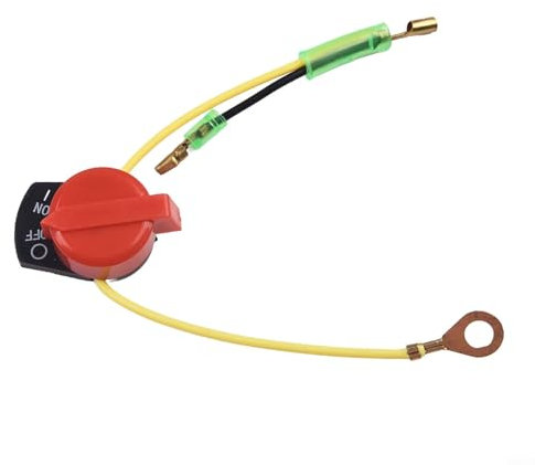 Ein-/Aus-Motor-Stoppschalter, Benzinmotorpumpenschalter, kompatibel mit GX200 GX270 GX390 Motoren, schneewehende Benzinmotorpumpen, Vertikutierer, Motorhacke, Schneebesen