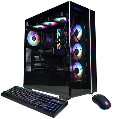 CyberPowerPC PC da gioco, AMD Ryzen 9 9900X, GeForce RTX 5060 Ti 16GB | Gamer Supreme, 32 GB DDR5, SSD PCIe 4.0 da 2 TB, WiFi Ready e Windows 11 Home (SLCAI24000A2)