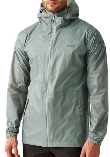 Regatta Uomo pack It III impermeabile giacca & borsa traspirante ripiegabile Raincoat