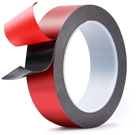 Doppelseitiges Klebeband Extra Stark - Klebeband Doppelseitig Dick Wasserfest, Starkes Doppelklebeband Hitzebeständig, Beidseitiges Klebeband Kältebeständig, Double Sided Tape für Auto, Haus, Büro