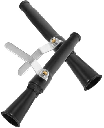 DIKACA Boquilla de Manguera contra Incendios Industrial para Extintor Ruedas, Boquilla de Mano Pulverizadora Resistente al Calor, Set 2 Piezas para Limpieza y Riego en Protección