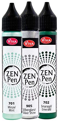 Viva Decor Zen-Pen 3er Set - Farbe der Hälfte