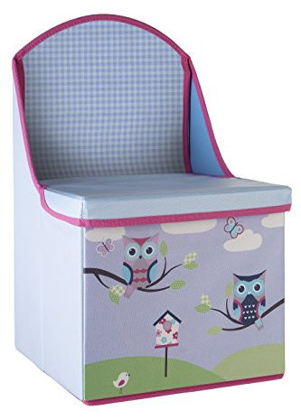 Premier Housewares Kids Toy Box Decorative Storage Boxes Kids Storage Boxes With Lids Childrens Storage Boxes Storage Cube With Lid 48x28x28