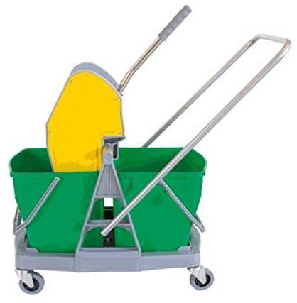 centroC Carrello Industriale Doppio Secchio 34lt Secchio lavapavimenti Pulizia Pavimenti BRI509