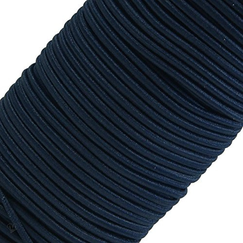50m Spule Gummikordel Gummischnur 3mm Bekleidungsgummi Hutgummi, 27 Farben