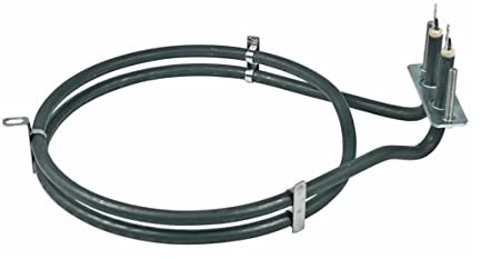 Europart Heizung Backofen Heißluftheizelement 2500W Alternativ passend für Miele 2109810 AEG 3570039010 Ringheizung