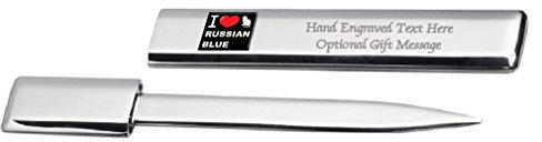 I love my Cat Post Brieföffner Russisch Blau