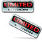 SkinoEu® 2 x Aufkleber 3D Gel Silikon Stickers Limited Edition Auto Moto Motorrad Fahrrad Skate Fenster Tür PC Tablet Laptop Tuning KS 88