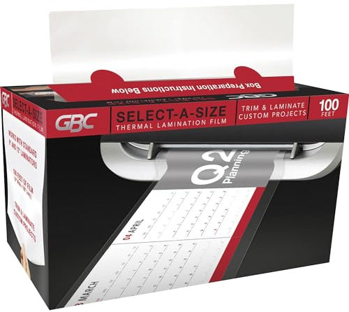 GBC 39069 Thermo-Laminierfolie, für 22,9 cm und 30,5 cm Laminiergeräte