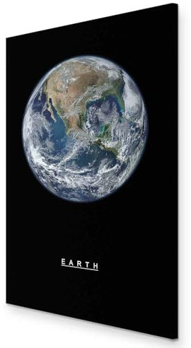 murando - Wandbilder Erde 40x60 cm 1 tlg - Wand Deko Vlies Leinwand Bilder Groß Wanddeko Wohnzimmer Schlafzimmer Kunstdrucke - Sonnensystem n-C-0175-b-a