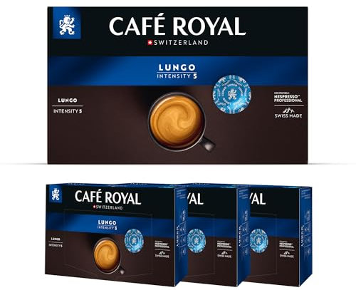 Café en Dosettes - Café Royal Pro | 3 x 50 - Compatibles avec les Machines à café Nespresso®* Professional - Saveur Lungo