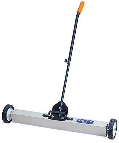 Pro-Lift-Werkzeuge Magnetbesen 1000mm Magnetheber Schraubensammler Metallsuchgerät Eisenfinder Kehrbesen 1m Breite Heber Magnet