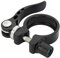 IKAAR 31.8mm Bike Seat Post Clamp Aluminium Alloy Seatpost Collar Fit for 27.2mm- 28.6mm Seatpost Black