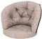 PillowPrim Kissen für Rattangarnitur, Rattangruppe, Bankauflagen Kissenset Freizzeit Kissen Polster Sommerbänke, Sesselpolste 50x50x38 cm Beige