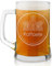 Maverton Boccale per la Birra in vetro con personalizzazione - capienza 500 ml idea regalo per il compleanno - H12 cm x Ø8,5 cm - Perfetto per ogni uomo amante della buona Birra - brindisi