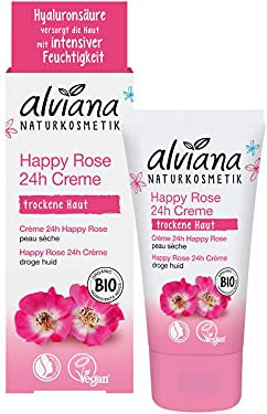 Crème visage Happy Rose 24H 50ml Alviana