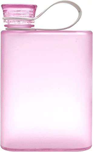 Wasserflasche Flasche Trinkflasche A5 Pappbecher Flasche Flachwasserflasche Flachmann Buch Tragbarer Papierblock Wasserflasche Flachgetränkekessel Sportflasche (Color : Black, Size : 380ml)