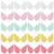 GORGECRAFT 40 Stück 5 Farben Glitzer Engelsflügel Stoff Geprägt Schillernde Mini Flügel Aufnäher Pailletten Applikation Für DIY Basteltasche Haarschmuck Hemden Jeans Nähen Kleidung Ornament Zubehör