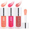 Hydrating Lip Glow-Öl Long Lasting Plumping Lip Gloss Transparent Toot Lip Balm Feuchtigkeitsspendendes Lippenöl Repariert Lippenfältchen für die Lippenpflege und trockene Lippen 3PCS