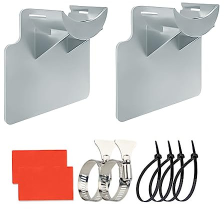 Lot de 2 supports de tuyau de piscine - Avec protection anti-torsion