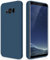 GiiYoon Coque pour Samsung Galaxy S8 Case en Silicone, Etui de Protection Antichoc Etui Housse Silicone Ultra-Mince avec Couche Intérieure en Fibre et Protection pour Caméra, Bleu