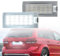 NSLUMO 2X LED-Kennzeichenbeleuchtung für Fi.at Freemont 2011-2016 für Dod.ge Journey 2008-2010 Scheunentormodelle LED-Kennzeichenbeleuchtung Auto-Parkleuchte