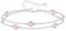 LOUISA SECRET Armband silber 925 damen mit Zirkonia Armband Doppelt Kette Verstellbar Armkette Valentinstag Muttertag Geburtstags Weihnachten Geschenk für Sie Frauen Freundin (925 Silver-10-Okt)