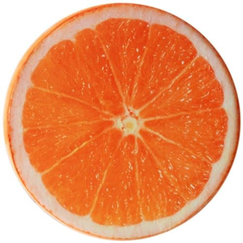 Ppmter Verdickter Frucht Design Weiches Plüschkissen Runde Fruchtkissen Gefülltes Kissen 3D Dekorative Sitzkissen Für Zuhause