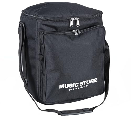 MUSIC STORE Bose S1 Pro Tasche, Schutz vor Staub, Stößen und Kratzern, Doppelreißverschluss, Schulterriemen, Nylon, Zubehörfach für Kabel