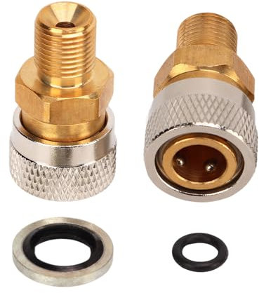 1/8 Inch BSP Quick Release Coupler, 1/8 BSP Quick Connector PCP Airline Fittings, Snap on Connector for PCP Air Rifles, Quick Connect Coupler Charging Adapter Kit Female Socket Coupler Accessories