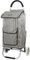 Rocklands® 54Ltr Lightweight Shopping Trolley Shopping Cart Grocery Bag Aluminum Frame Noiseless Detachable Wheels (Black)