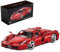 Technik Auto für Farrari Enzo, 1:8 Groß Automodell Bausatz, 4301 Teile Klemmbausteine Auto MOC Set, Kompatibel mit Farrari Technik