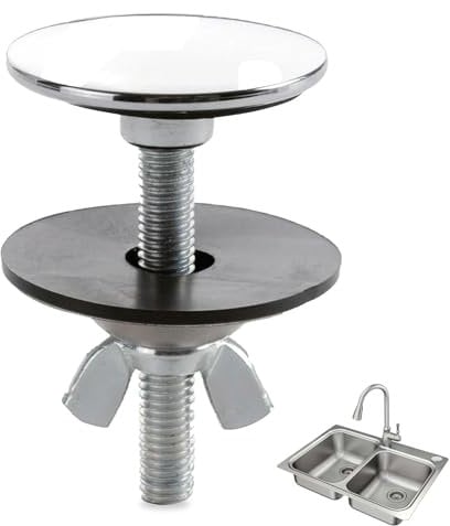Stainless Steel Sink Blanking Cap, Tap Hole Stopper - Keeps Kitchen & Bathroom Sink Clean - 1 Pcs