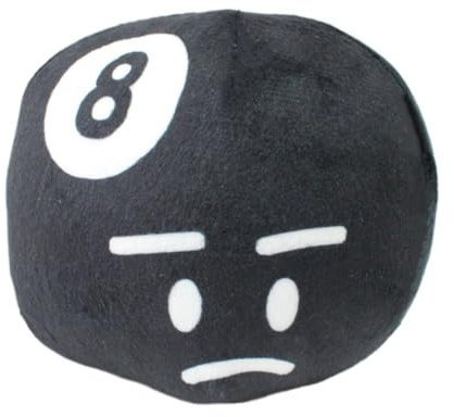 Xinchangda Battle for Dream Island Plüschfigur, Spielcharakter Nummer 1/Elektrischer Ventilator/8-Ball/Buttons Weiches Plüsch-Gefülltes Spiel Anime Figur